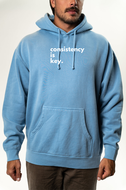 Signature Pigment Dye Hoodie - Sky