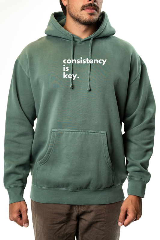 Signature Pigment Dye Hoodie - Greenery