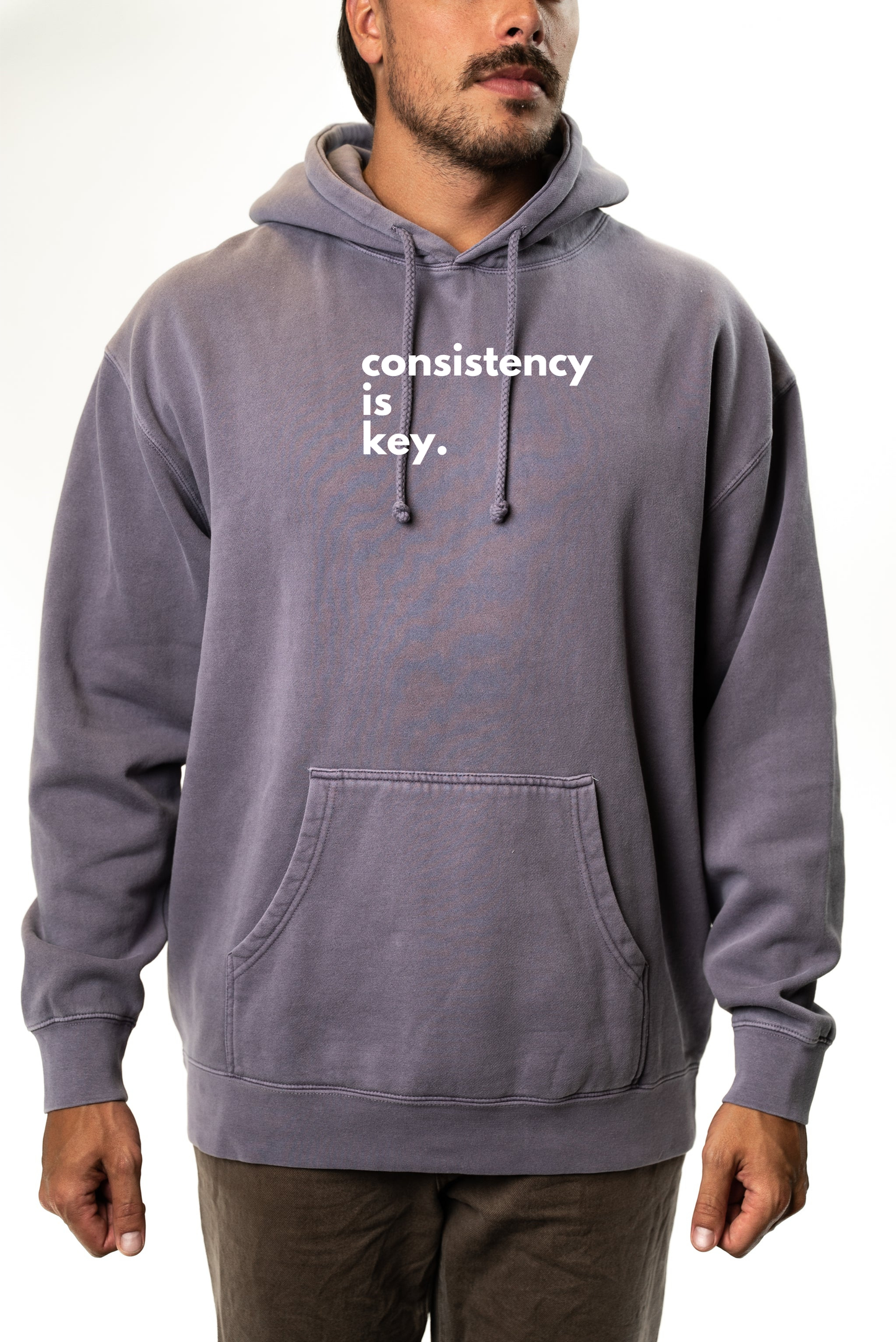 Signature Pigment Dye Hoodie - Purple Fade