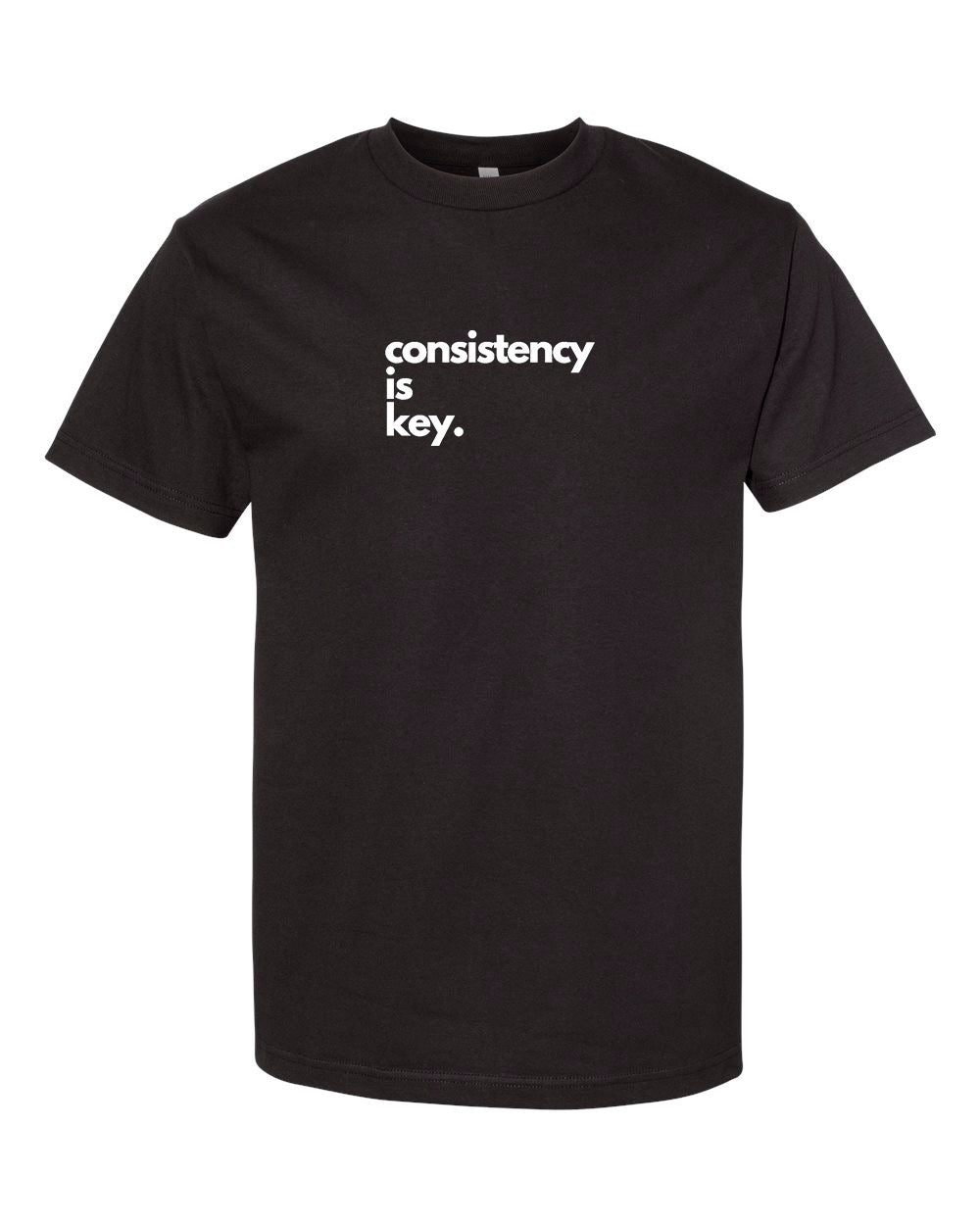 consistency is key. Signature Tee - Black