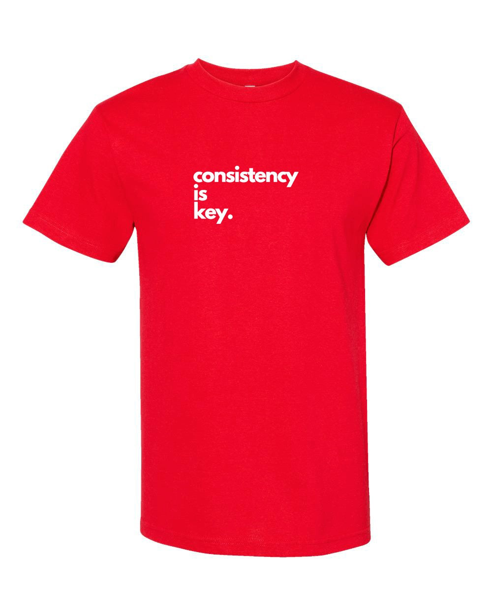 consistency is key. Signature Tee - Red